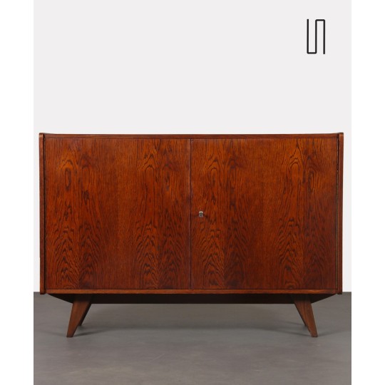 Dark oak chest by Jiri Jiroutek, model U-450 from the 1960s - Eastern Europe design