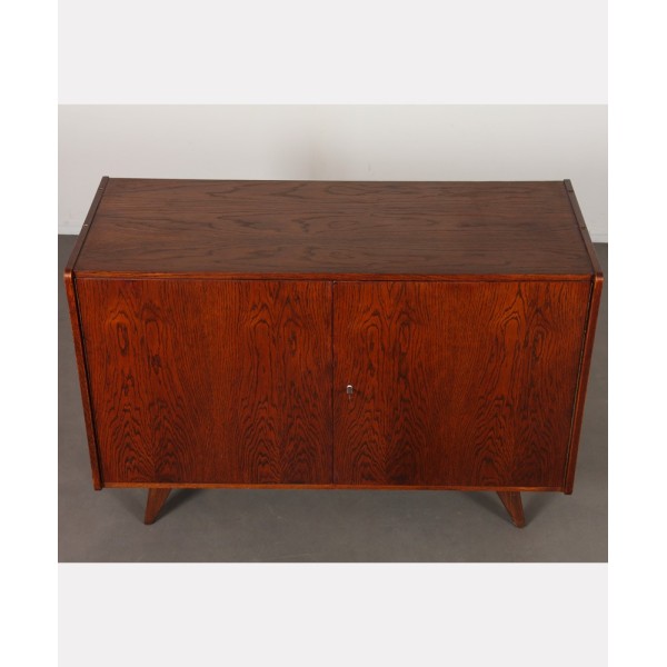 Dark oak chest by Jiri Jiroutek, model U-450 from the 1960s - Eastern Europe design