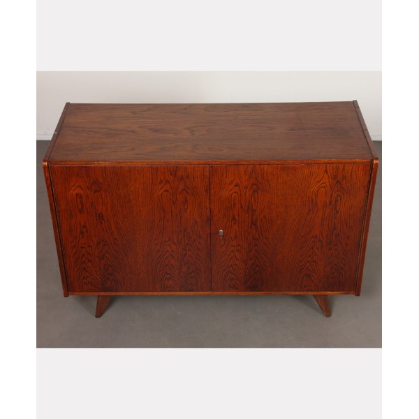 Dark oak chest by Jiri Jiroutek, model U-450 from the 1960s - Eastern Europe design