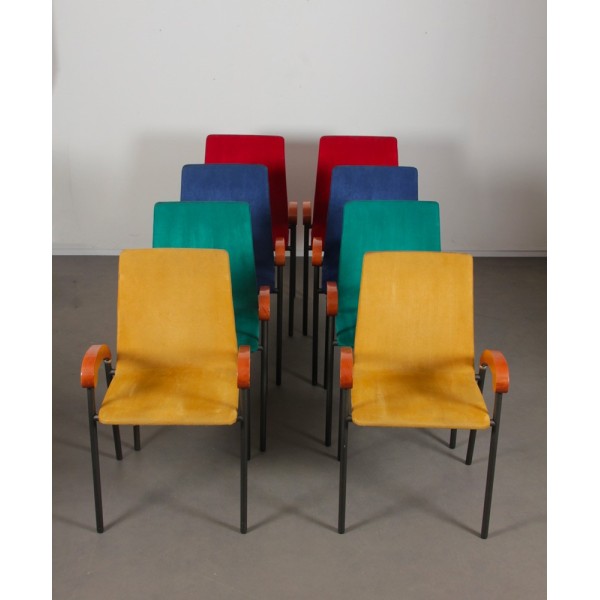 Suite de 8 chaises Pigalle par Caramia pour XO, 1990 - 