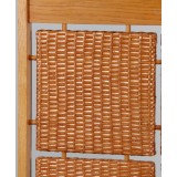 Rattan coat rack published by Uluv in the 1960s