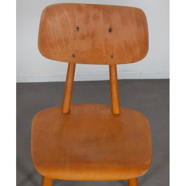 Pair of 2 wooden chairs produced by Ton, 1960s - Eastern Europe design