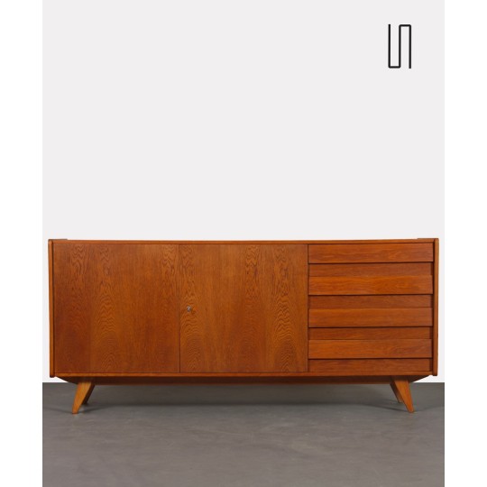 Wooden sideboard by Jiroutek for Interier Praha, U-460, 1960s - 