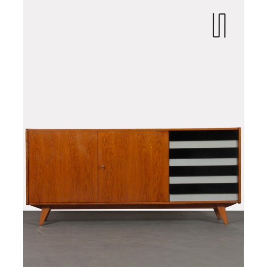 Oak sideboard by Jiri Jiroutek, model U-460, 1960s - 