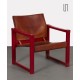 Vintage leather armchair by Mobring for Ikea, Diana model, 1970s - Scandinavian design