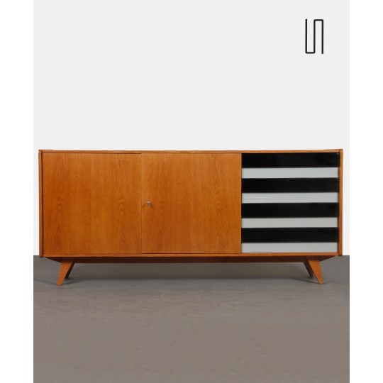 Oak sideboard by Jiri Jiroutek, model U-460, 1960s - 