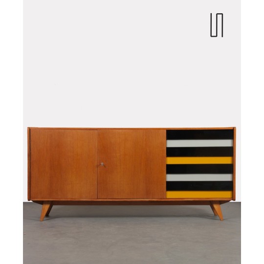 Oak sideboard by Jiri Jiroutek, model U-460, 1960s - 