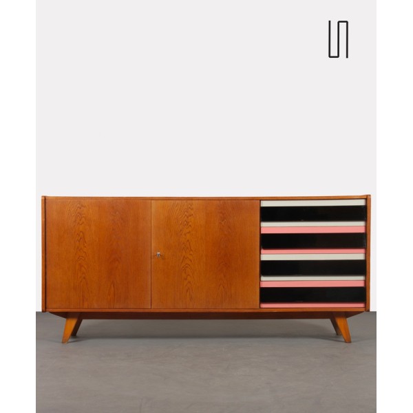 Oak sideboard by Jiri Jiroutek, model U-460, 1960s - 