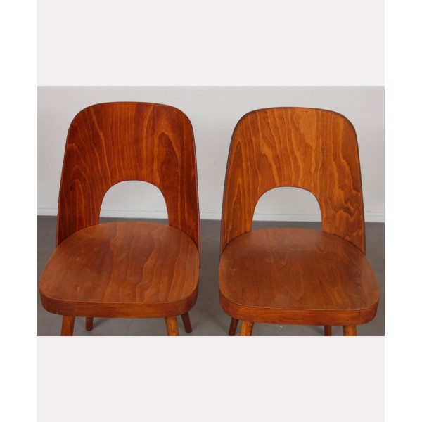 Suite de 4 chaises vintage par Oswald Haerdtl pour Ton, 1960 - Design d'Europe de l'Est