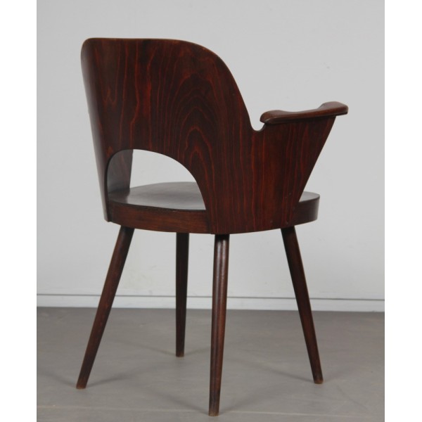 Fauteuil en bois par Lubomir Hofmann pour Ton, 1960 - 