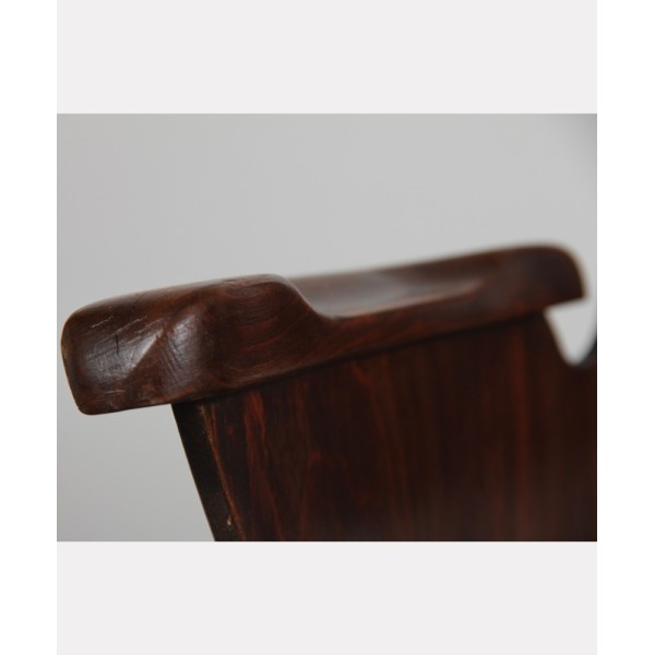 Wooden armchair by Lubomir Hofmann for Ton, 1960s - 