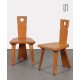 Pair of vintage wooden chairs circa 1960 - 