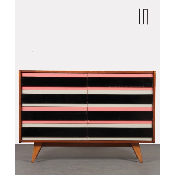 Vintage chest of drawers by Jiri Jiroutek, model U-453 from the 1960s - Eastern Europe design