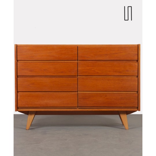 Wooden chest of drawers by Jiri Jiroutek, model U-453, circa 1960 - Eastern Europe design