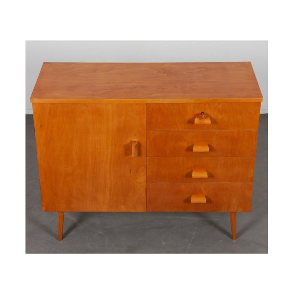 Vintage wooden chest of drawers, Czech production, 1960s - 