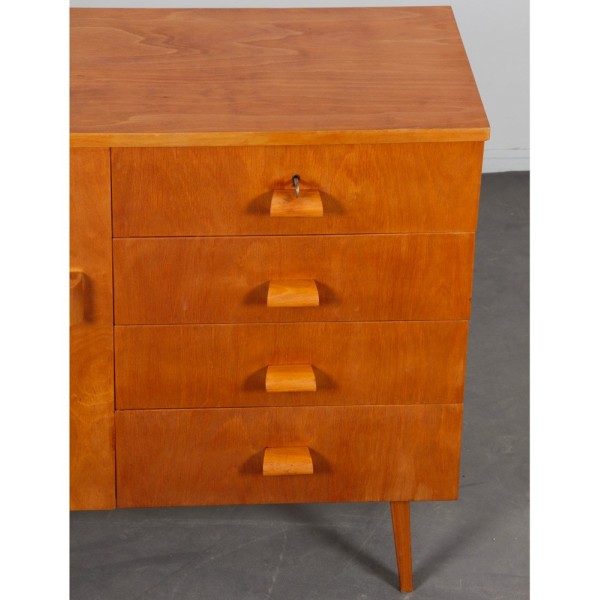 Vintage wooden chest of drawers, Czech production, 1960s - 