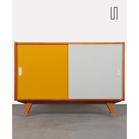 Yellow and white chest by Jiri Jiroutek, model U-452, circa 1960 - Eastern Europe design