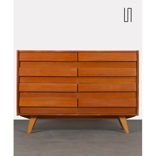 Wooden chest of drawers by Jiri Jiroutek, model U-453, circa 1960 - Eastern Europe design