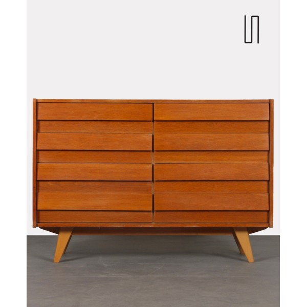 Wooden chest of drawers by Jiri Jiroutek, model U-453, circa 1960 - Eastern Europe design