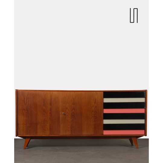 Oak sideboard by Jiri Jiroutek, model U-460, 1960s - 