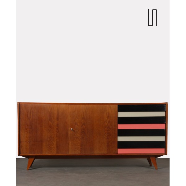 Oak sideboard by Jiri Jiroutek, model U-460, 1960s - 