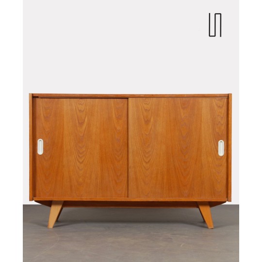 Oak chest, model U-452, by Jiri Jiroutek for Interier Praha, 1960s - 