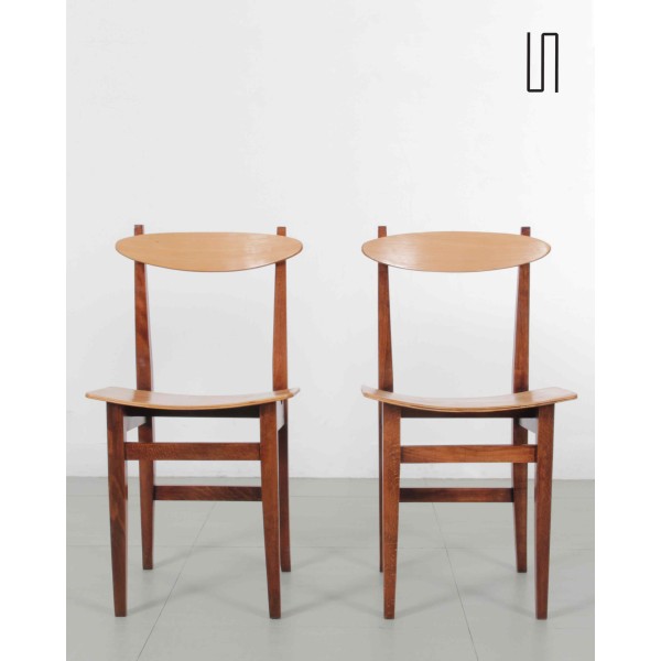 Pair of chair model 200-102 by Maria Chomentowska - Eastern Europe design