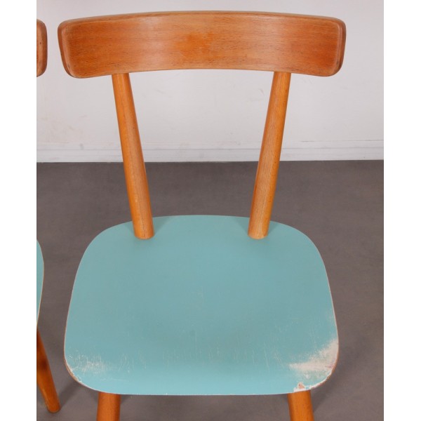 Paire de chaises éditées par Ton, 1960 - Design d'Europe de l'Est