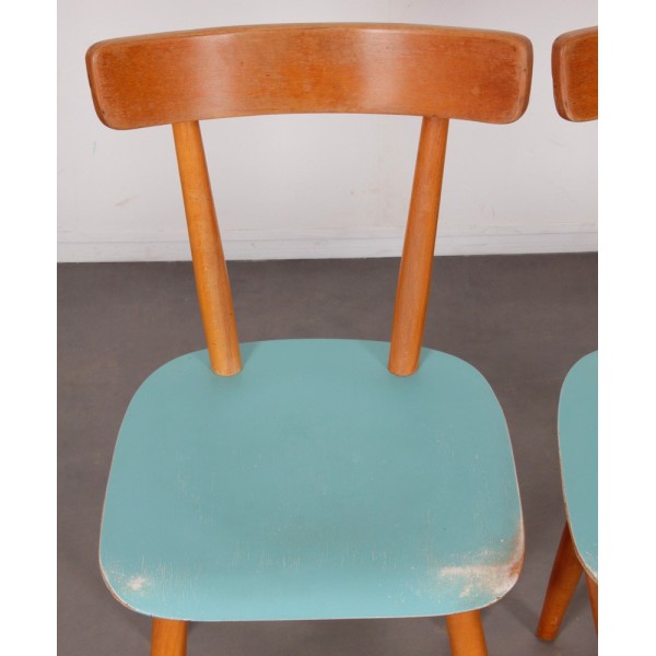 Paire de chaises éditées par Ton, 1960 - Design d'Europe de l'Est