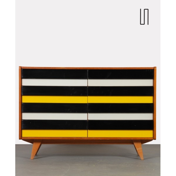 Commode jaune et noire, modèle U-453, par Jiri Jiroutek, 1960 - Design d'Europe de l'Est