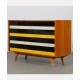 Yellow and black chest of drawers, model U-453, by Jiri Jiroutek, 1960s - Eastern Europe design