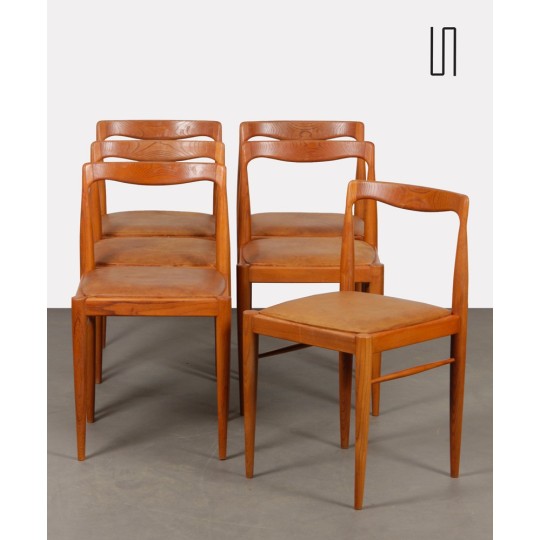 Suite de 6 chaises éditées par le fabricant Drevotvar, 1960