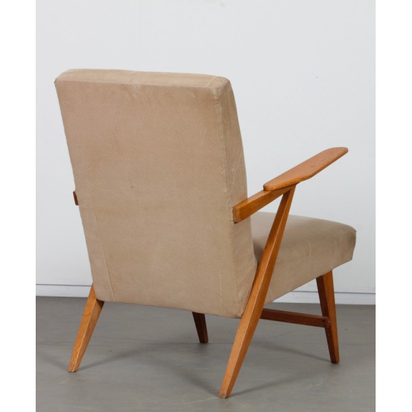 Fauteuil vintage en bois des années 1960 - 