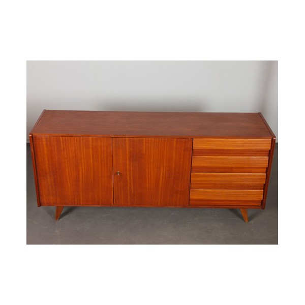 Mahogany sideboard by Jiroutek for Interier Praha, U-460, 1960s - 