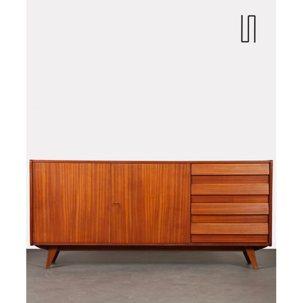 Mahogany sideboard by Jiroutek for Interier Praha, U-460, 1960s - 