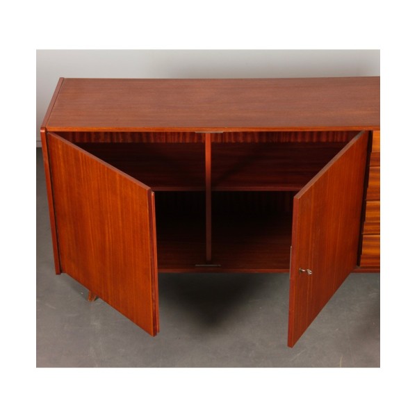 Mahogany sideboard by Jiroutek for Interier Praha, U-460, 1960s - 