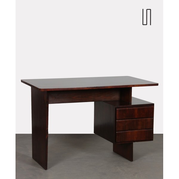 Vintage desk by Bohumil Landsman, 1970s - Eastern Europe design