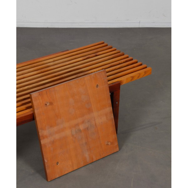 Slatted coffee table by František Mezulanik from the 1960s - Eastern Europe design