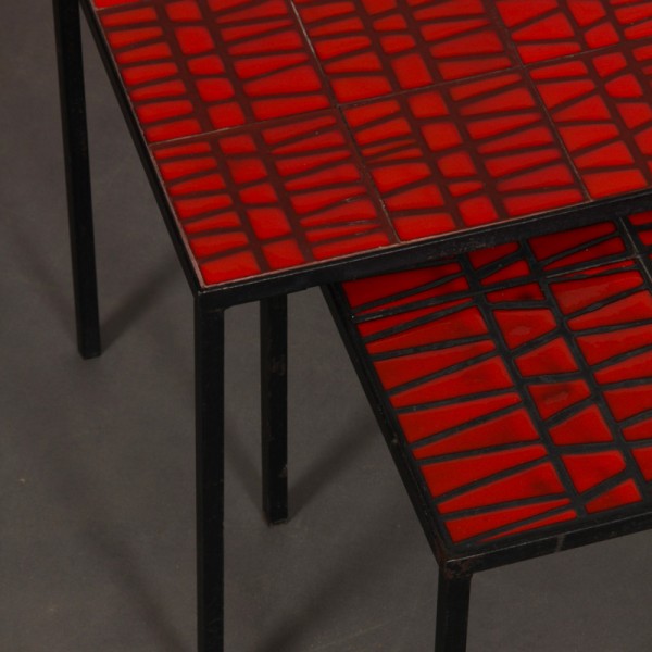 Tables gigognes par Roger Capron, 1960 - 