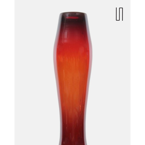 Big red vase by Ewa Gerczuk-Moskaluk, 1970s - Eastern Europe design