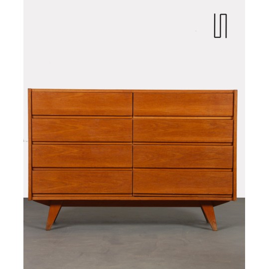 Wooden chest of drawers by Jiri Jiroutek, model U-453, circa 1960 - Eastern Europe design