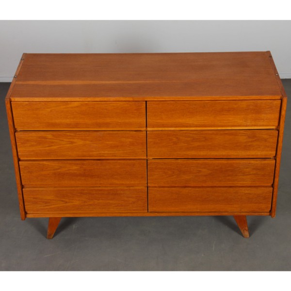 Wooden chest of drawers by Jiri Jiroutek, model U-453, circa 1960 - Eastern Europe design