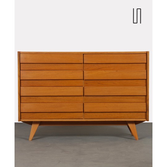 Wooden chest of drawers by Jiri Jiroutek, model U-453, circa 1960 - Eastern Europe design