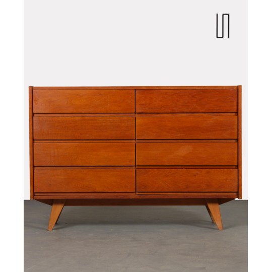 Wooden chest of drawers by Jiri Jiroutek, model U-453, circa 1960 - Eastern Europe design