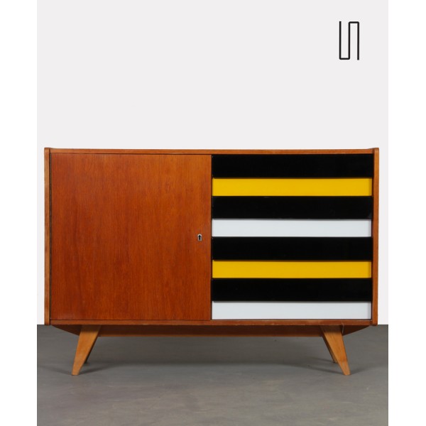 Chest with yellow drawers, model U458 by Jiri Jiroutek, 1960s - 