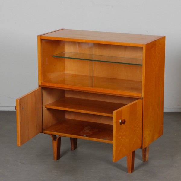 Vintage wooden storage unit edited by UP Zavody, 1960s - Eastern Europe design