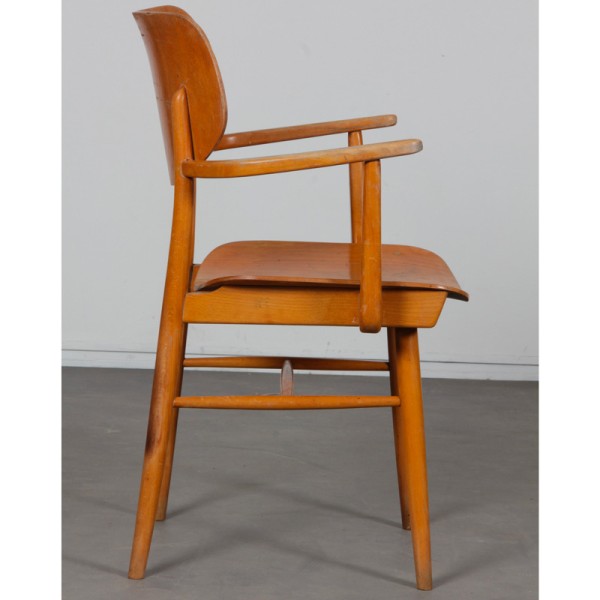 Wooden armchair produced by Ton circa 1960 - Eastern Europe design