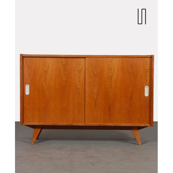 Oak chest, model U-452, by Jiri Jiroutek for Interier Praha, 1960s - 