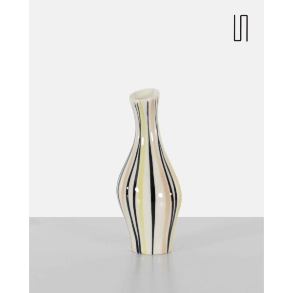 Vase blanc par Jarmila Formánková, 1959 - Design d'Europe de l'Est