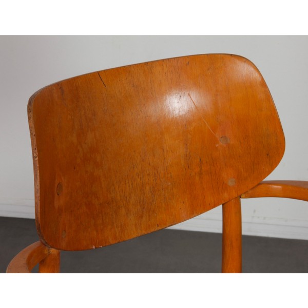 Wooden armchair produced by Ton circa 1960 - Eastern Europe design